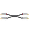 Sinox SHD Phono kabel. 3m. Sort
