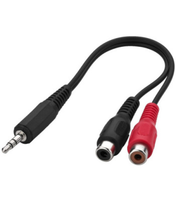 Audiokabel 15cm - ACA-1535 MONACOR