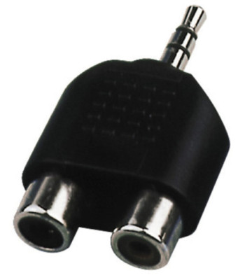 Y-adapter phono/jack - NTA-105 MONACOR
