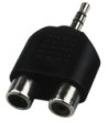 Y-adapter phono/jack - NTA-105 MONACOR