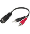 Videokabel 15cm - ACA-15/4 MONACOR