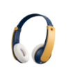 JVC HA-KD10W-Y bluetooth hovedtelefon til børn - GUL/BLÅ