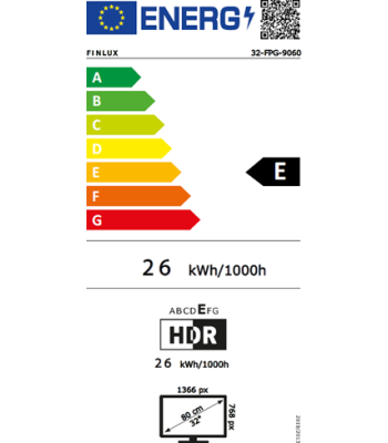 Finlux 32FPG9060 - Transportabel TV med batteri