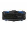 White Shark GK-1621B gamertastatur - BLÅ/SORT