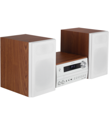 Kenwood M-820DAB DAB+ minianlæg - HVID/TRÆLOOK