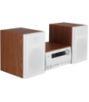 Kenwood M-820DAB DAB+ minianlæg - HVID/TRÆLOOK