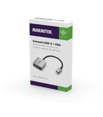 Marmitek USB-C til VGA adapter