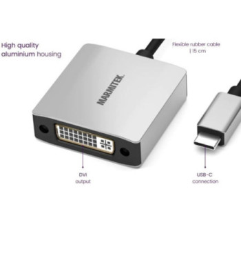 Marmitek USB-C til DVI adapter