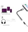 Marmitek USB-C til minijack adapter