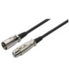 XLR-kabel 20m sort - MEC-2000/SW Monacor