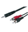 Phono-jack kabel 1.2m - ACA-1635 MONACOR