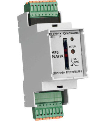 MONACOR MP3 afspiller DIN - EPS110/RS485