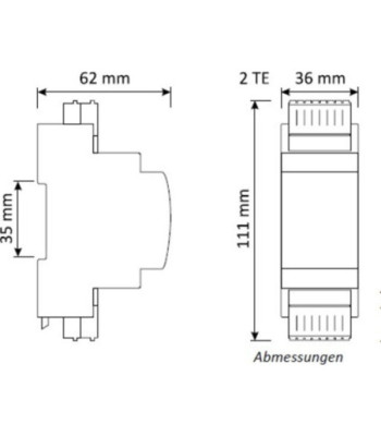 MONACOR Forstærker 2x15W DIN - EPS32