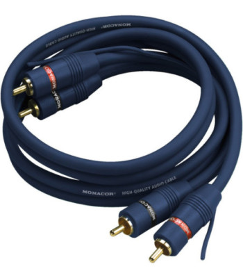 Phonokabel 0.8m blå - AC-080/BL CARPOWER