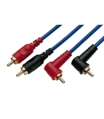 Phonokabel 0.8m blå - AC-082/BL MONACOR