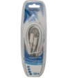 Connectech 3,5mm mini jack forlængerkabel. 3m. Hvid