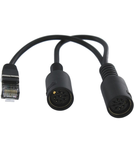 Cavus adapter kabel 8-pin / RJ45. 0,15m. Sort Cavus adapter kabel 8-pin / RJ45. 0,15m. Sort