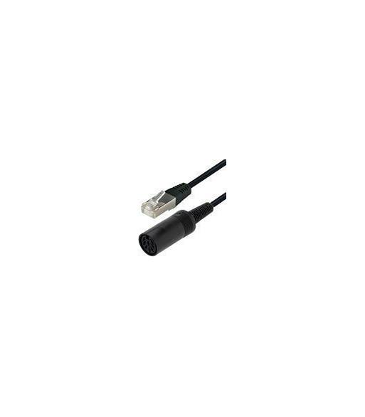Cavus adapterkabel 8-pin DIN til RJ45. 0,75m. Sort Cavus adapterkabel 8-pin DIN til RJ45. 0,75m. Sort