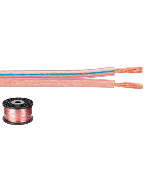 Højttalerkabel 2x1.5 mm2 100m - SPC-115 MONACOR Højttalerkabel 2x1.5 mm2 100m - SPC-115 MONACOR
