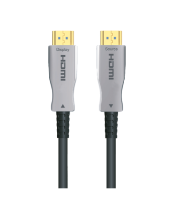 Sinox HDMI optisk kabel 4K60Hz+E. 15m. Sort