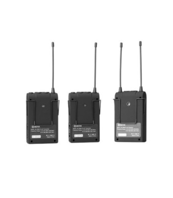 BOYA - Trådløs mikrofonsystem - 2 bodypack sendere + modtager