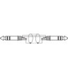 Jackkabel 1m - MCC-102/SW Monacor