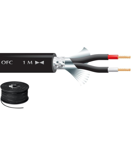 Mikrofonkabel 100m - MLC-122/SW Monacor