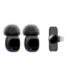 Lippa Dual Wireless Wind Protected Microphone With Lightning Connector