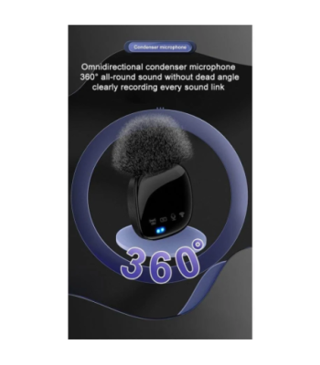 Lippa Dual Wireless Wind Protected Microphone With Lightning Connector