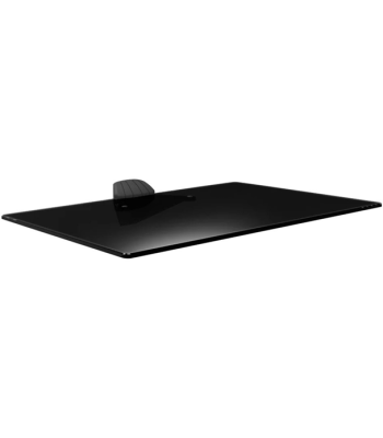 Barkan E85G+ A/V Glass Shelf - Black tempered glass