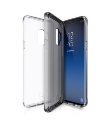 ITSKINS NANO DUO cover til Samsung Galaxy S9+®. Sort og gennemsigtig