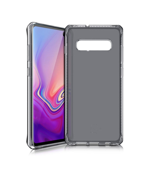 ITSKINS SPECTRUM CLEAR cover for Samsung Galaxy S10+®. Black ITSKINS SPECTRUM CLEAR cover for Samsung Galaxy S10+®. Black