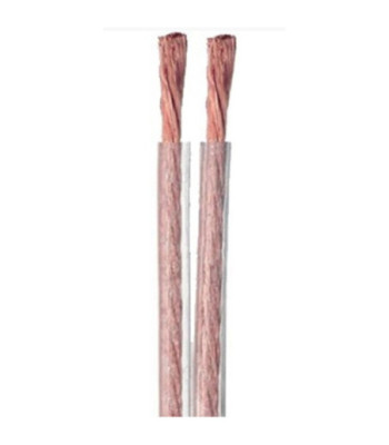 Sinox højttalerkabel 2x4mm. Transparent pris PR.meter
