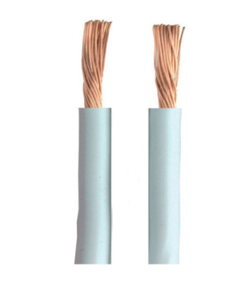 Sinox højttalerkabel 2x4mm. Hvid