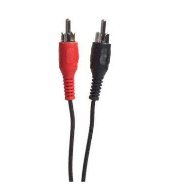 Sinox One Phono kabel. 2,5m. Sort