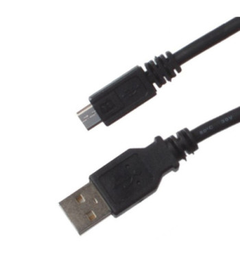 Sinox One USB A - Micro USB kabel. 1,8m. Sort