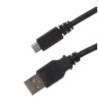 Sinox One USB A - Micro USB kabel. 1,8m. Sort