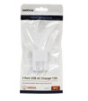 Sinox One 230V USB A oplader. 1,0A. Hvid