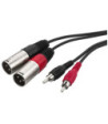 XLR-phono kabel 1m - MCA-127P MONACOR