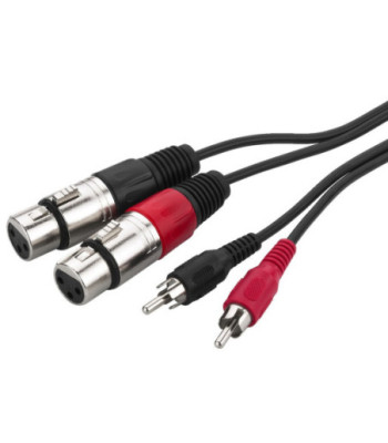 XLR-phono kabel 1m - MCA-127J MONACOR