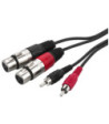 XLR-phono kabel 1m - MCA-127J MONACOR