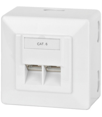 CAT-6 vægdåse - CAT-6JB ORG.MAKERS BRAND