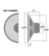 Højttaler - SP-11/2RDP MONACOR