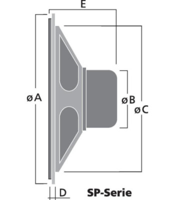 Højttaler - SP-3RDP MONACOR