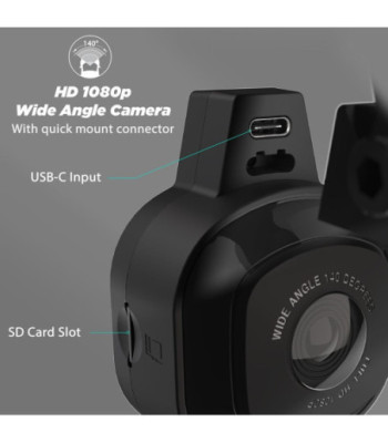 1080P Nexar WiFi Dashcam Til Fast Montering På Forrude Inkl. 16GB Micro SD Kort