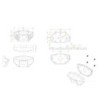 Bakkamera CCD 170G OEM m/Nr.Pladelygte m/Diode For Honda Crv
