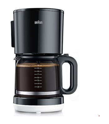 Braun KF1100BK, sort - Kaffemaskine
