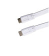 Sinox One HDMI Flat slim kabel. 1m. Hvid