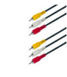 Sinox One Composite kabel. 2m. Sort
