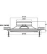 Indbygningshøjttaler - SPE-150/WS MONACOR